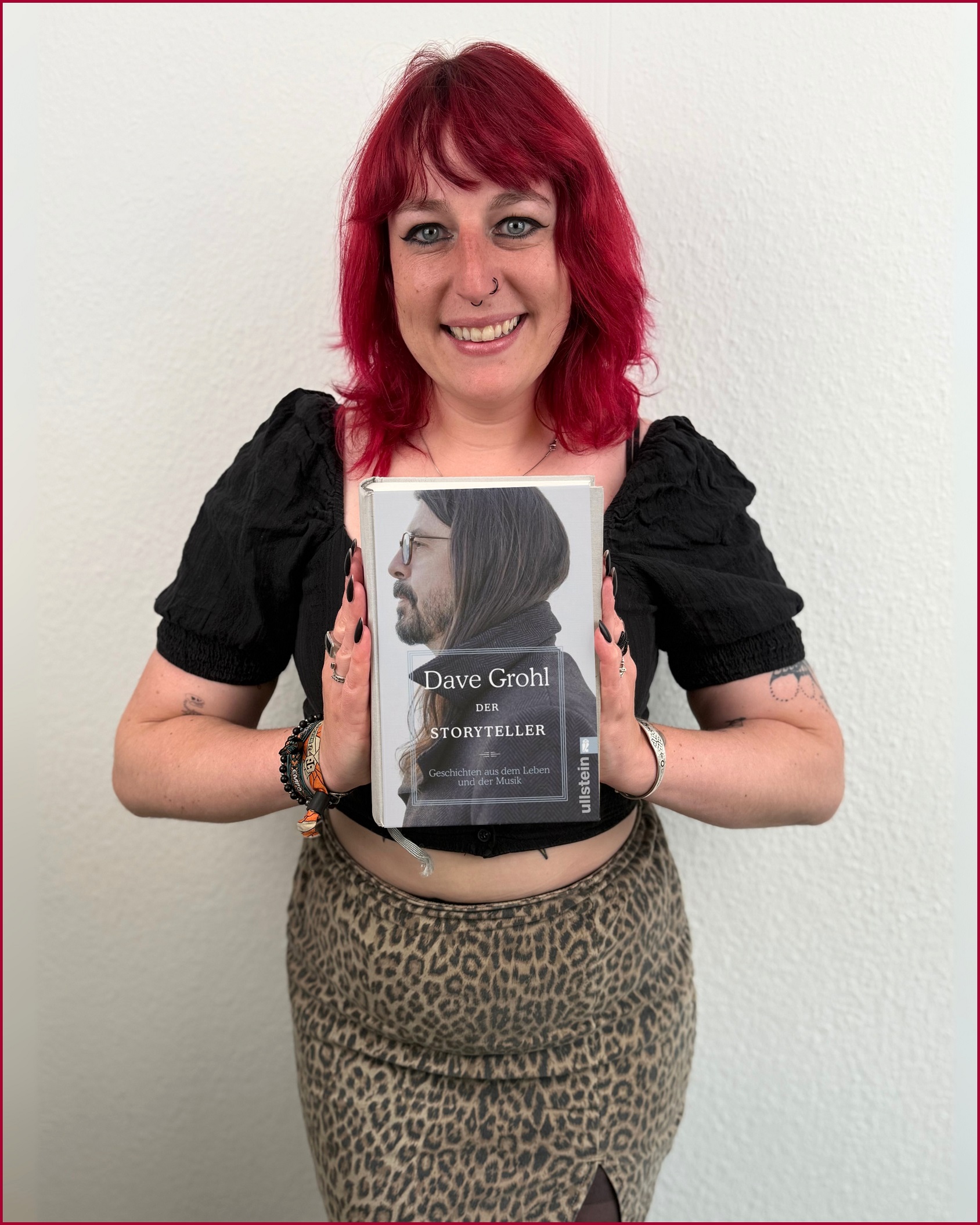 Buchtipp von Michelle Szellas: die Autobiografie des Musikers Dave Grohl. Foto vom 07.08.2025.